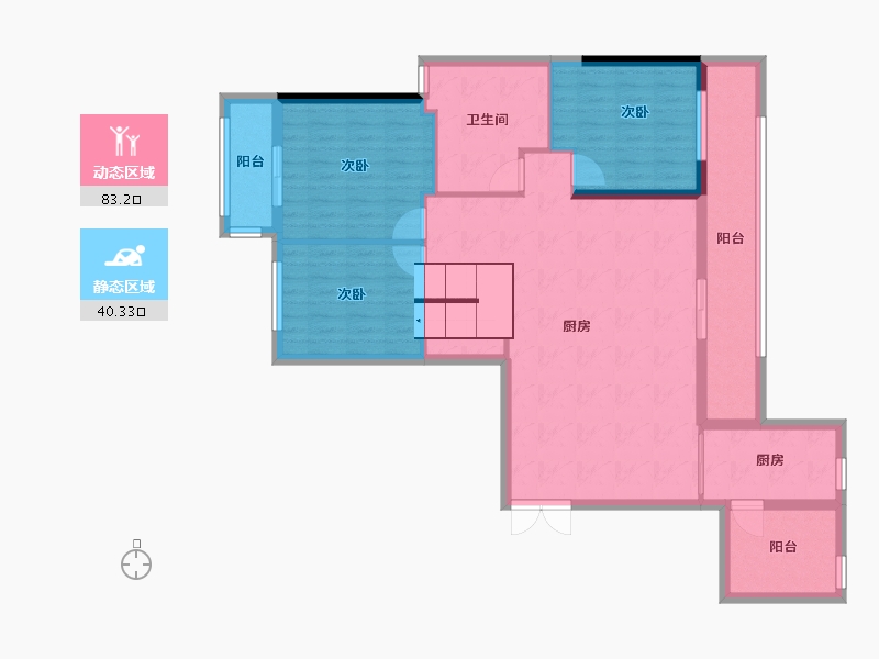 浙江省-温州市-碧桂园珑悦-111.53-户型库-动静分区