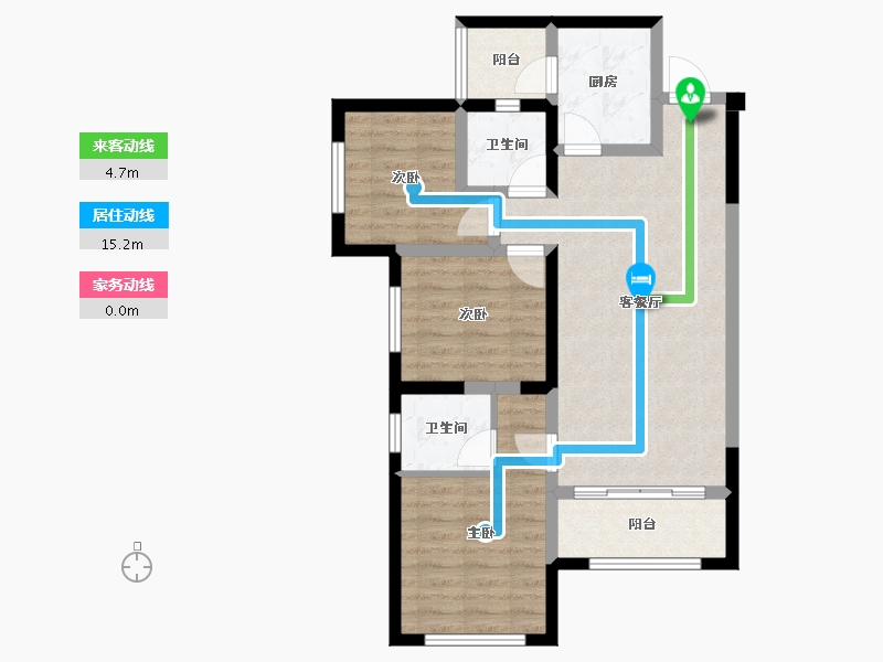 四川省-凉山彝族自治州-金色学府-74.53-户型库-动静线