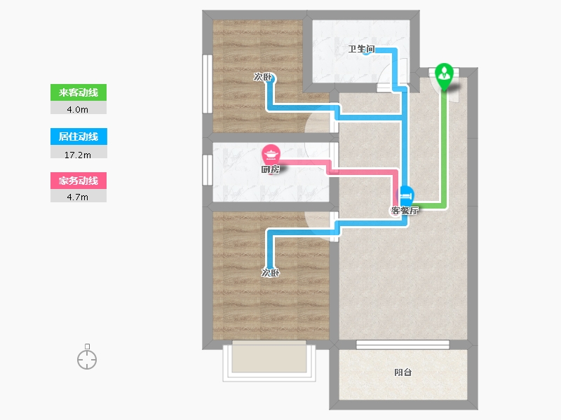 河北省-廊坊市-合生长安帝景-55.23-户型库-动静线