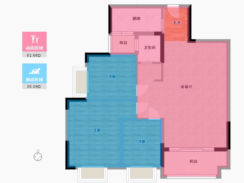 四川省-成都市-城市之光-87.92-户型库-动静分区