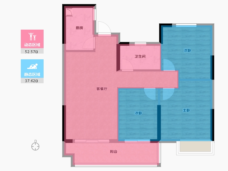 江西省-南昌市-富力金禧悦城-81.29-户型库-动静分区