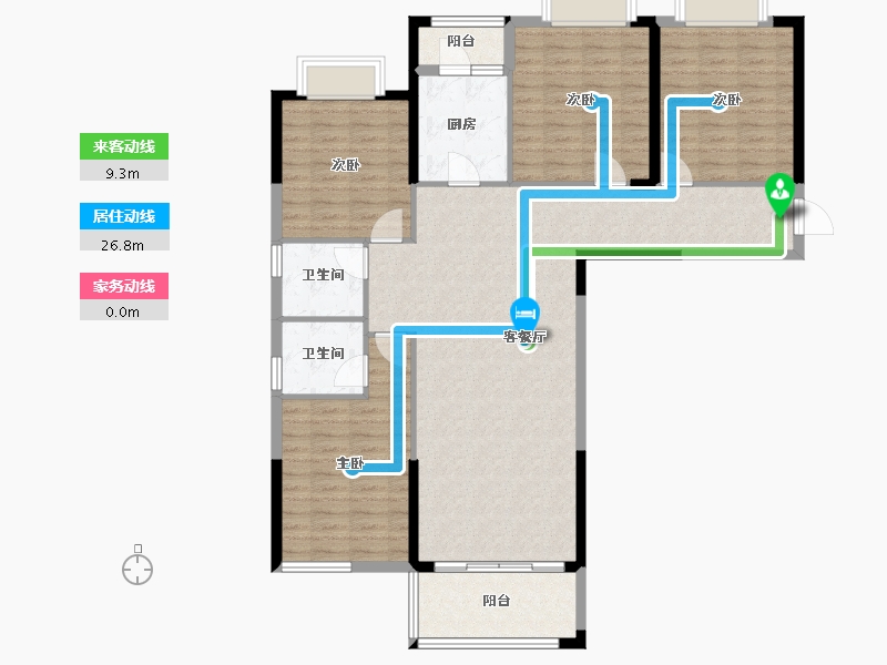 广东省-河源市-家和西岸悦湾-122.08-户型库-动静线