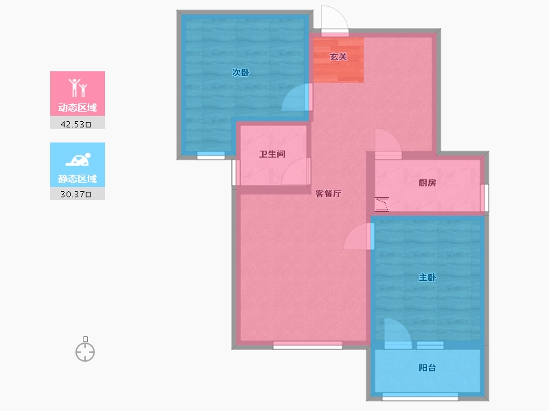 河北省-石家庄市-万德华府-63.89-户型库-动静分区