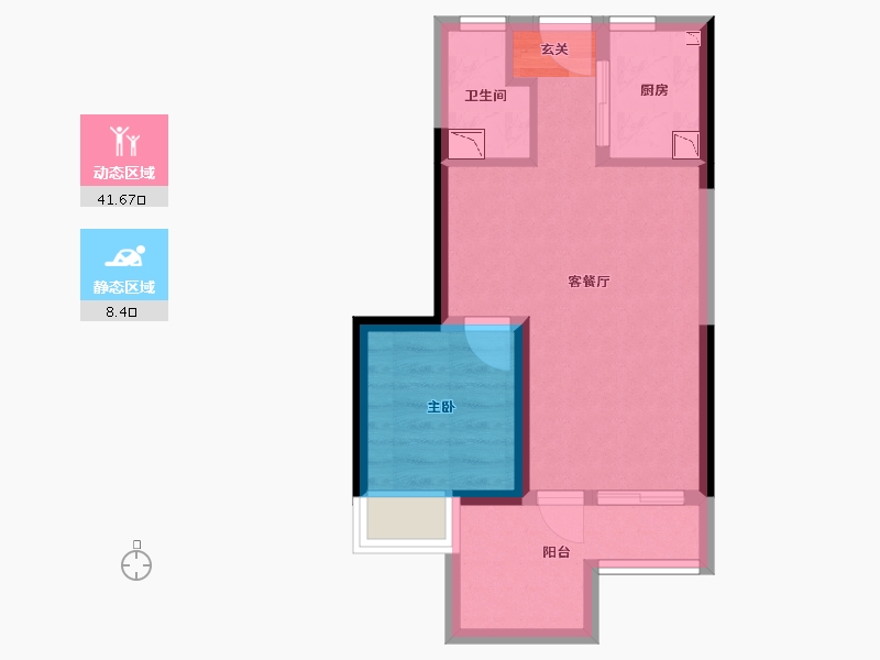 广东省-惠州市-灿邦珑廷-43.61-户型库-动静分区