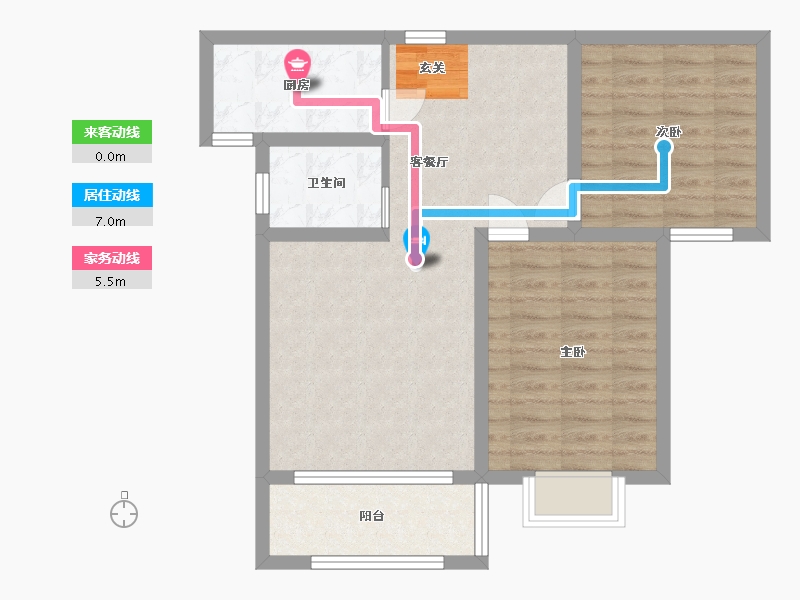 河北省-石家庄市-润江正定壹�院-72.01-户型库-动静线