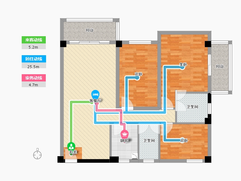 广西壮族自治区-梧州市-嘉洋大厦-91.93-户型库-动静线