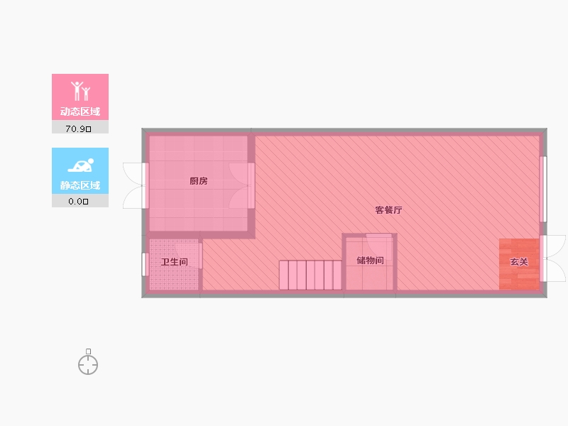 江苏省-无锡市-田园东方-64.05-户型库-动静分区