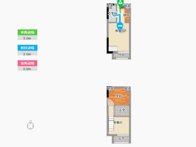 广东省-东莞市-碧桂园万象松湖-35.03-户型库-动静线