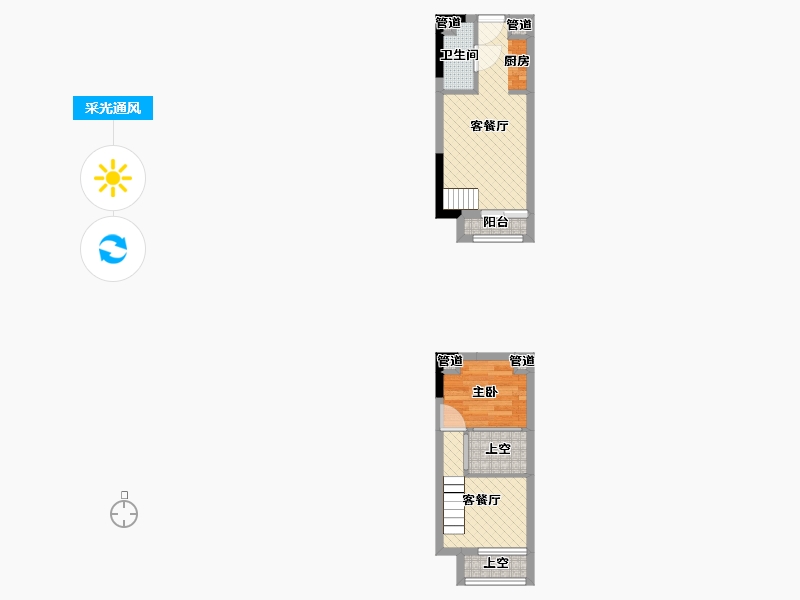 广东省-东莞市-碧桂园万象松湖-35.03-户型库-采光通风