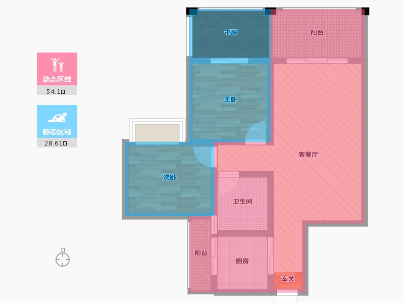 四川省-宜宾市-酒都一号-71.20-户型库-动静分区