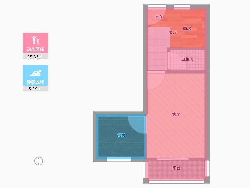 辽宁省-大连市-马栏小学-26.13-户型库-动静分区