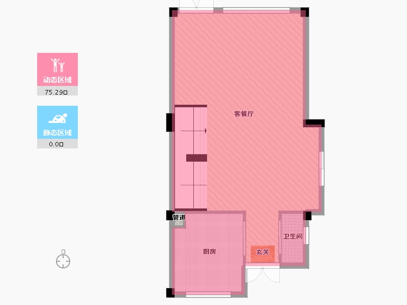 四川省-成都市-彩叠园-2期-69.91-户型库-动静分区