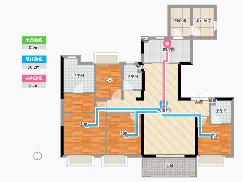 广东省-韶关市-碧桂园凤凰城-122.59-户型库-动静线