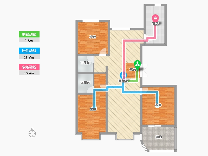 山西省-吕梁市-汇丰-135.13-户型库-动静线