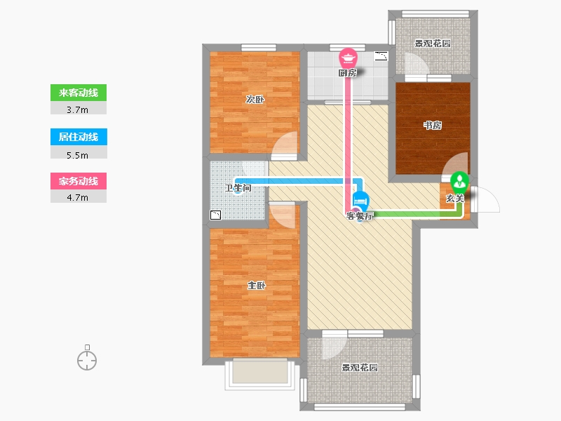 河北省-衡水市-东方太阳城五期-78.47-户型库-动静线