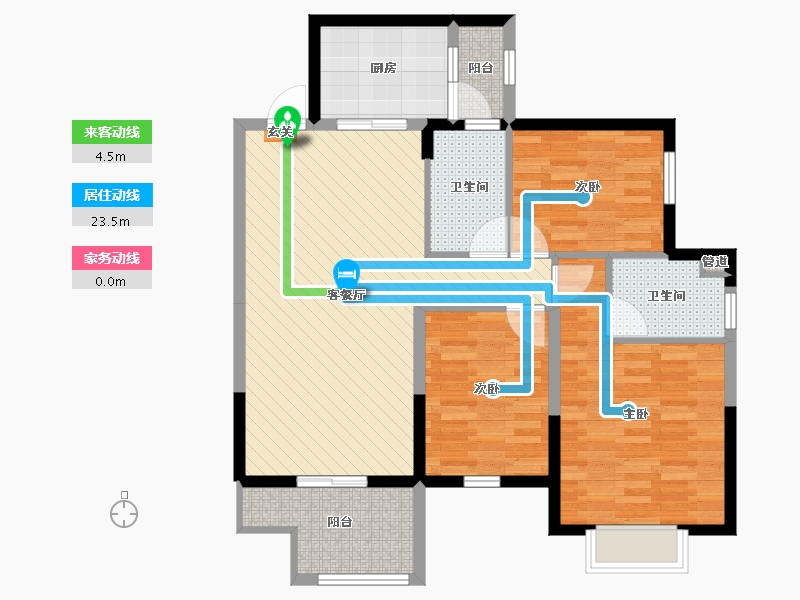 广西壮族自治区-梧州市-恒大山水城-91.67-户型库-动静线