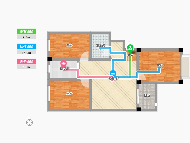 甘肃省-陇南市-礼县-78.05-户型库-动静线