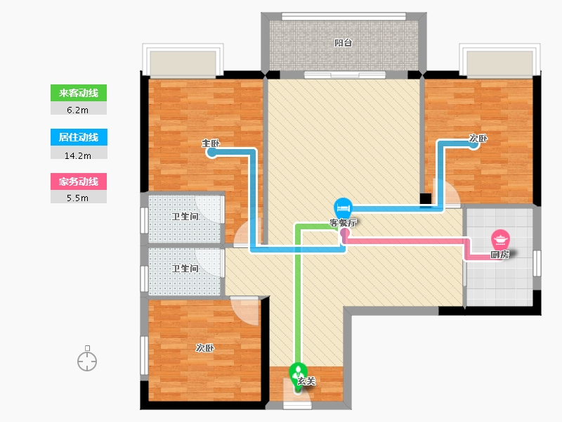 广东省-揭阳市-万泰城3333-102.20-户型库-动静线