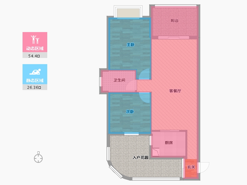 广西壮族自治区-北海市-候鸟湾-85.73-户型库-动静分区