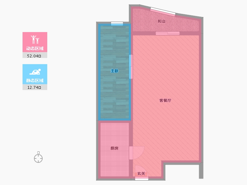 北京-北京市-恒大华府-57.00-户型库-动静分区