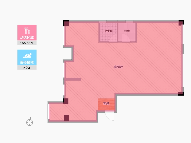 江苏省-徐州市-花开内蒙-102.10-户型库-动静分区