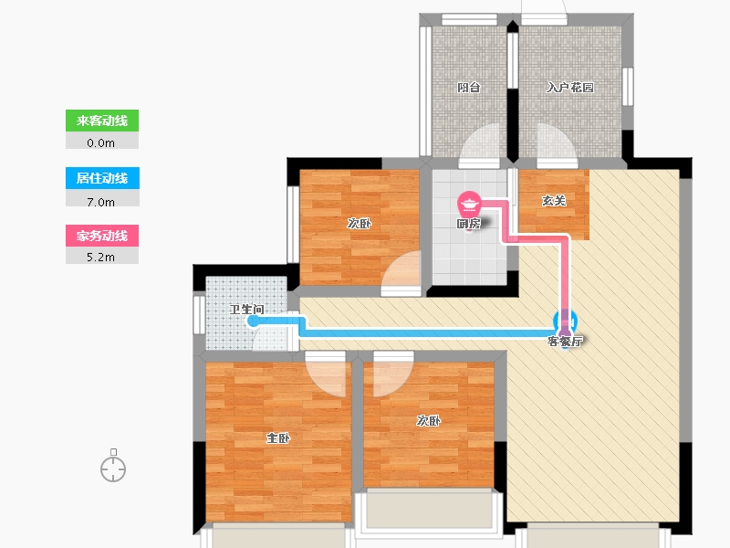 四川省-内江市-磐石首创城-71.28-户型库-动静线