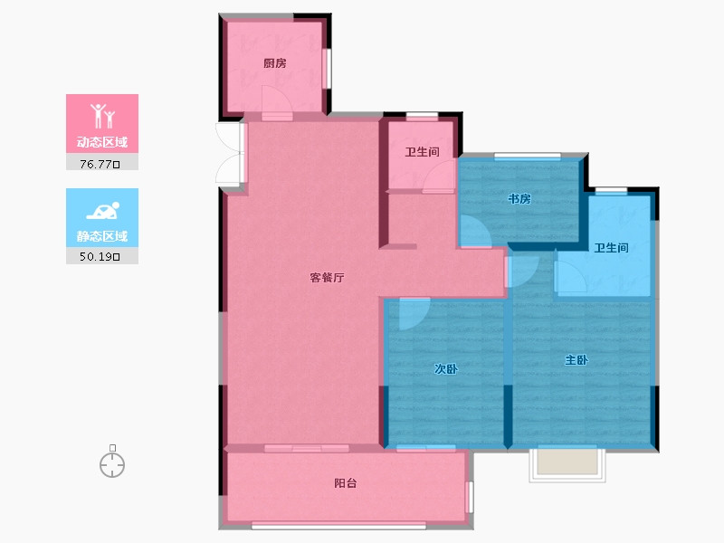 安徽省-宿州市-学府壹号-115.00-户型库-动静分区