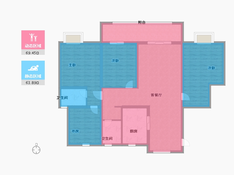 安徽省-阜阳市-和顺名都城-119.18-户型库-动静分区