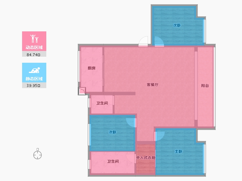 河南省-安阳市-开元府-113.10-户型库-动静分区