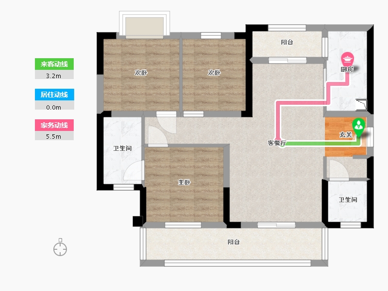 四川省-成都市-和瑞锦府-78.81-户型库-动静线