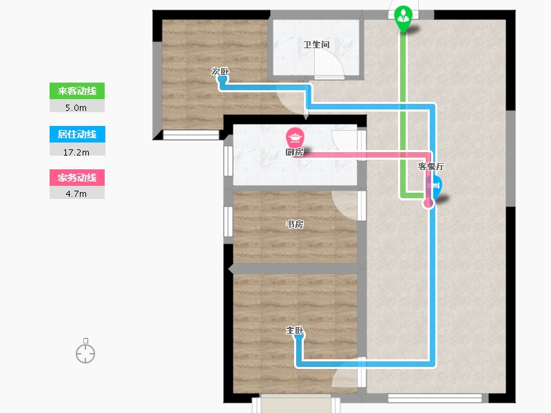 甘肃省-陇南市-金港新城商住楼-72.01-户型库-动静线