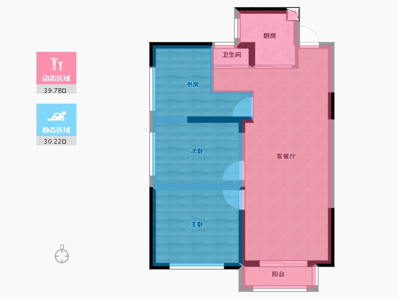 河南省-安阳市-空港新城-61.97-户型库-动静分区