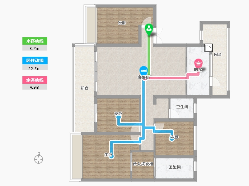 四川省-成都市-棠府-122.43-户型库-动静线