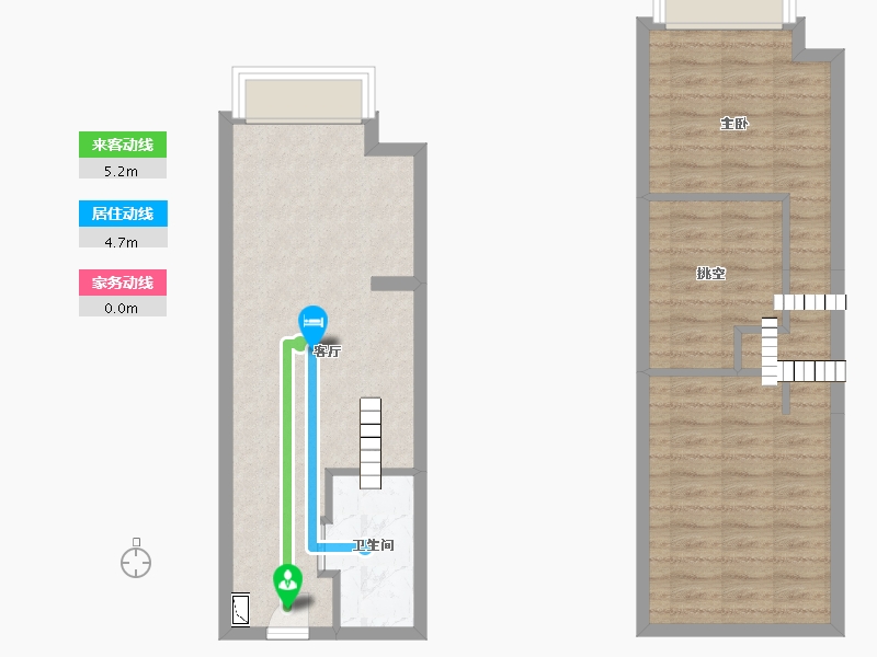 湖南省-长沙市-弘阳时光里-68.42-户型库-动静线