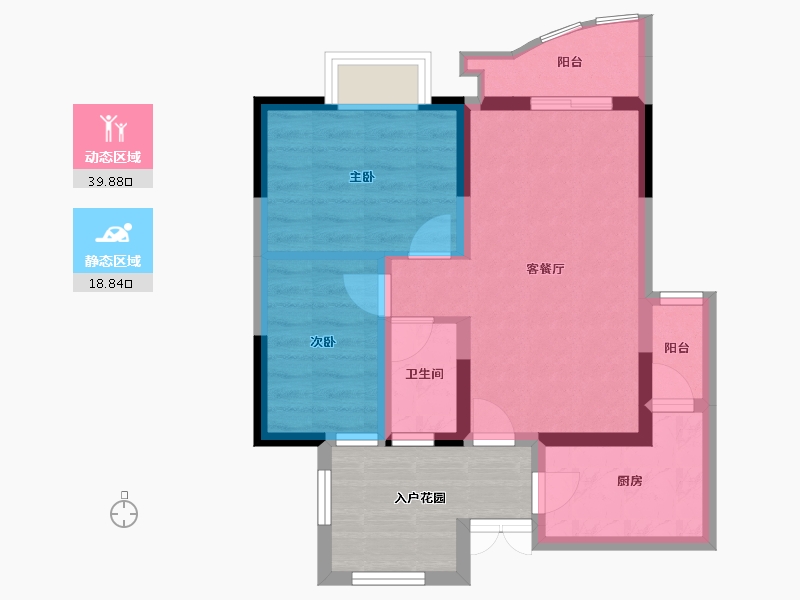 四川省-成都市-万达锦华城-59.28-户型库-动静分区