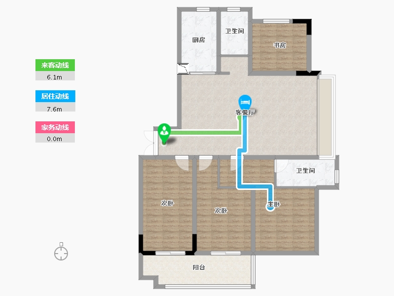 山东省-临沂市-新程花园-131.16-户型库-动静线