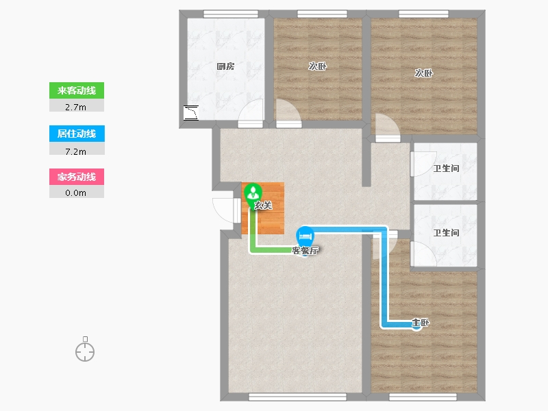 河北省-秦皇岛市-航顺悦澜山-90.41-户型库-动静线