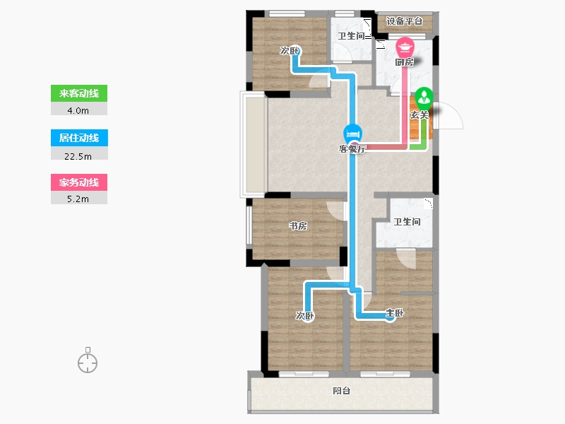 浙江省-杭州市-杭州融创城-99.27-户型库-动静线