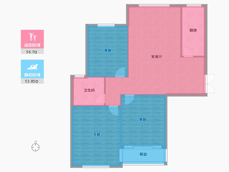 山东省-潍坊市-上城国际-102.10-户型库-动静分区