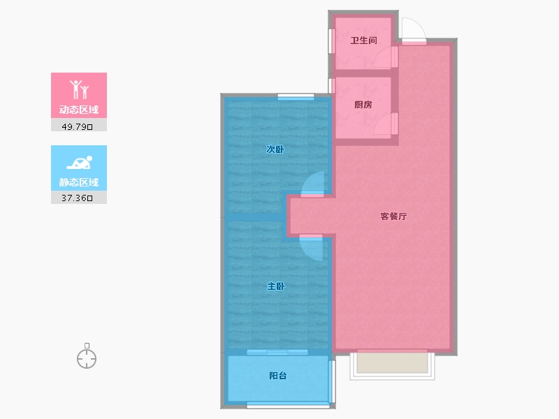 山东省-聊城市-学府新城-77.66-户型库-动静分区