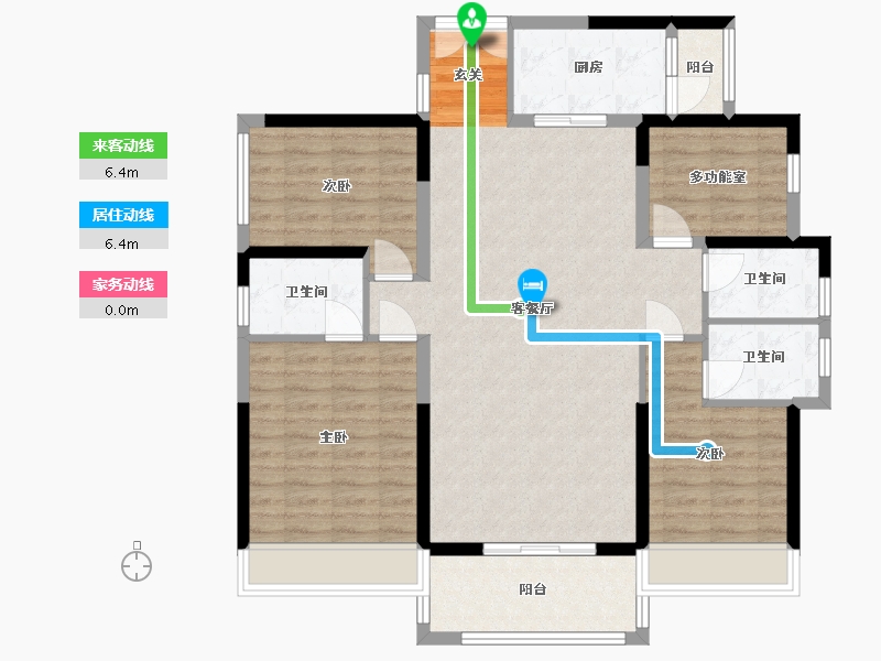 广东省-佛山市-碧桂园翡翠山（佛山・三水新城）-109.95-户型库-动静线