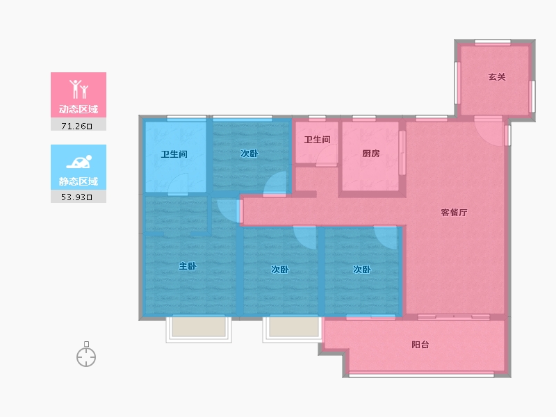 江西省-赣州市-红星中央广场-112.00-户型库-动静分区