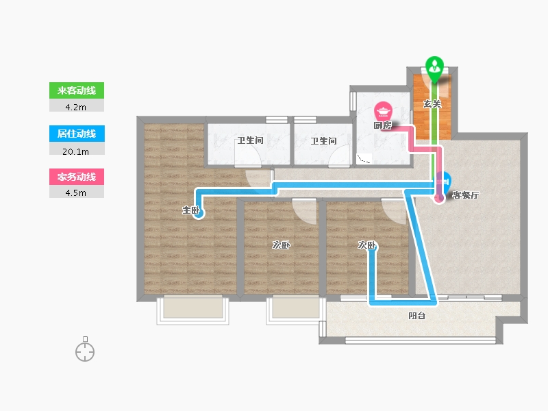 江西省-赣州市-联泰天�Z-92.00-户型库-动静线