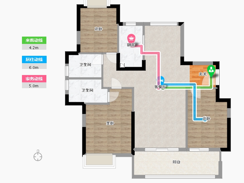 江西省-九江市-中辉御龙湾-96.80-户型库-动静线