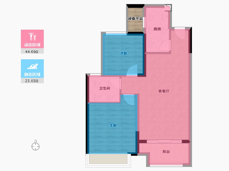 江苏省-徐州市-万厘城-62.06-户型库-动静分区