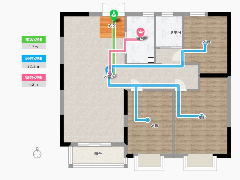 河南省-南阳市-南阳嘉和家园-93.42-户型库-动静线