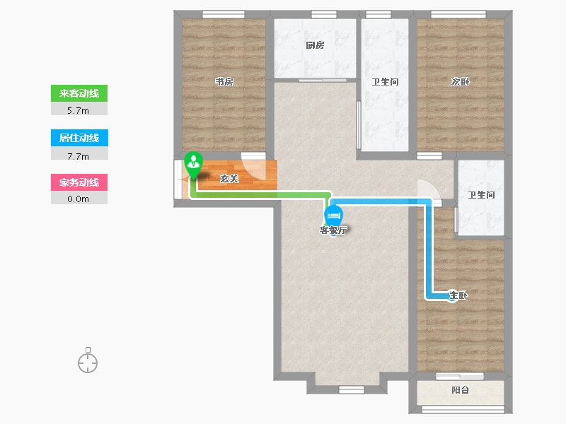 河北省-廊坊市-卓立金领域-94.41-户型库-动静线