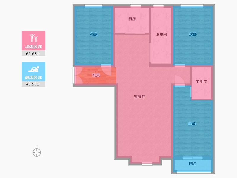 河北省-廊坊市-卓立金领域-94.41-户型库-动静分区