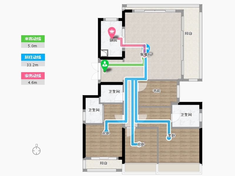 浙江省-温州市-外滩江月湾-136.00-户型库-动静线