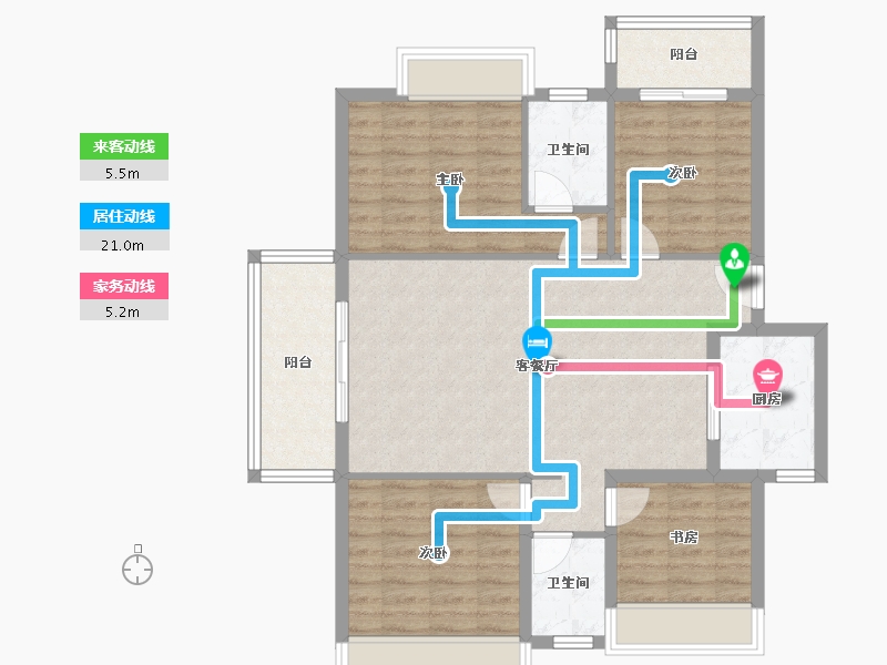 广西壮族自治区-防城港市-智仁家园-98.94-户型库-动静线